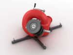 Stationary Fire Hose Spray Nozzle
