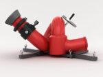 Stationary Fire Hose Spray Nozzle