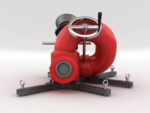 Stationary Fire Hose Spray Nozzle