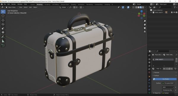 Steamline Editor Vanity Black