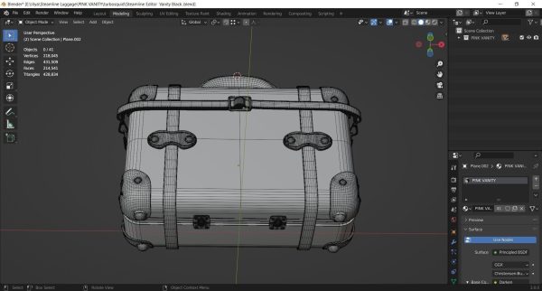 Steamline Editor Vanity Black