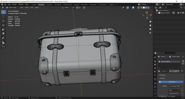 Steamline Editor Vanity Brown