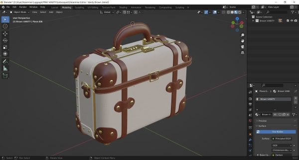 Steamline Editor Vanity Brown