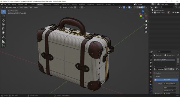 Steamline Editor Vanity Brown