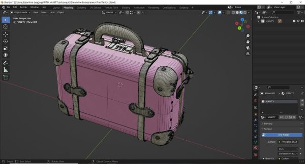 Steamline Entrepreneur Pink Vanity