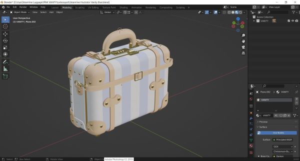 Steamline Illustrator Vanity Blue