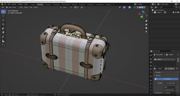 Steamline Illustrator Vanity Pink