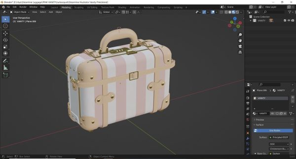 Steamline Illustrator Vanity Pink
