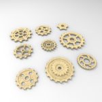 steampunk gears collection
