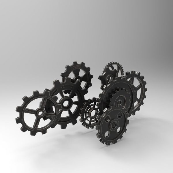 steampunk gears collection