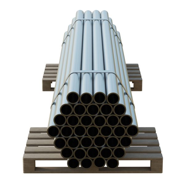 Steel Bars On Pallet