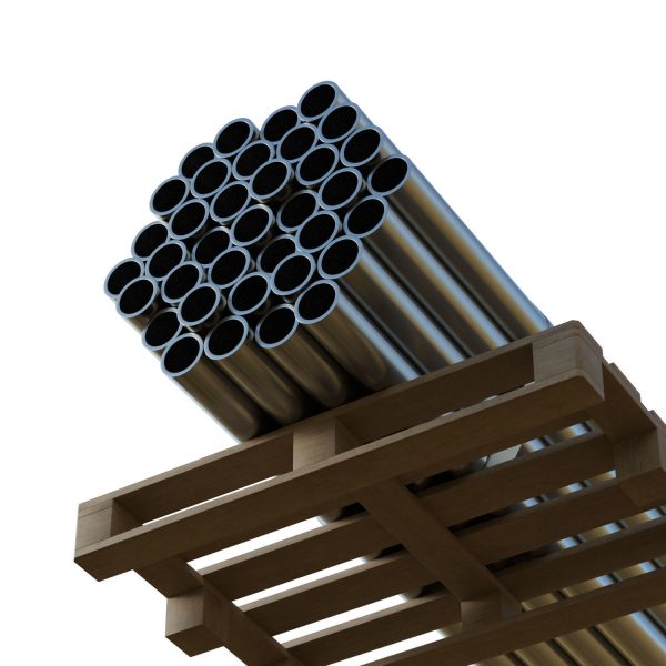 Steel Bars On Pallet