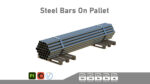 Steel Bars On Pallet