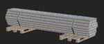 Steel Bars On Pallet