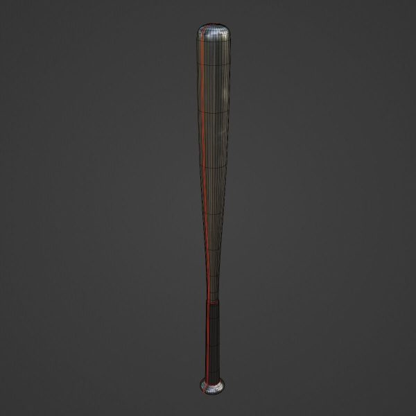 Steel Baseball Bat 01