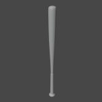 Steel Baseball Bat 01