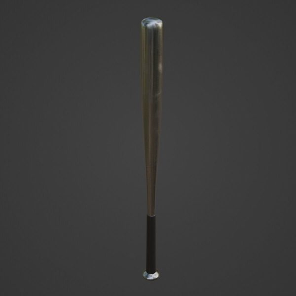 Steel Baseball Bat 01