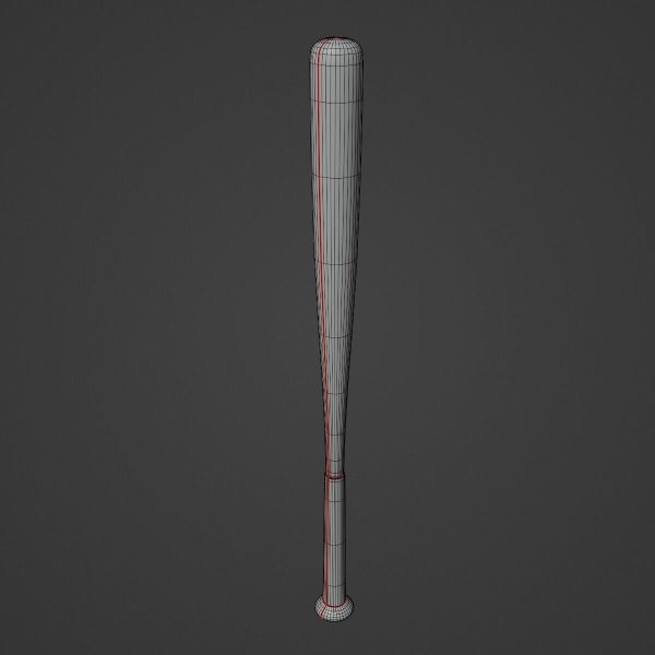 Steel Baseball Bat 01