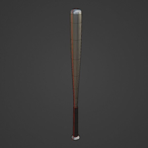 Steel Baseball Bat 02