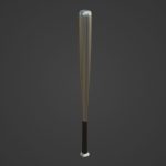 Steel Baseball Bat 02
