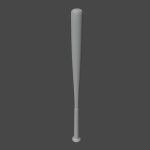 Steel Baseball Bat 04