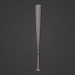 Steel Baseball Bat 04
