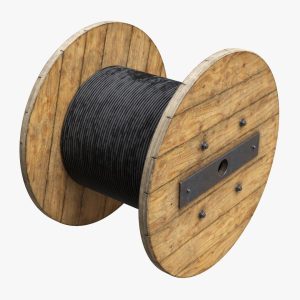 Steel cable reel