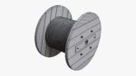 Steel cable reel
