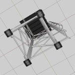 Steel Corrugated Sheet Water Tank - Authentic Industrial Detail