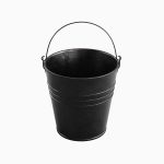 Steel Dark Stained Steel Bucket