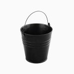 Steel Dark Stained Steel Bucket