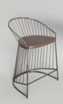 Steel leather chair