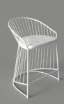 Steel leather chair