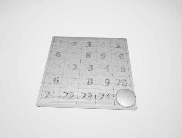 Steel Number Plate