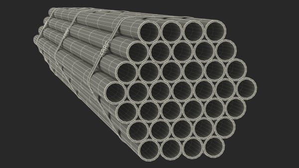 Steel Pipes Bundle 2 Meters