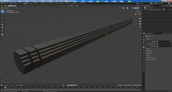 Steel Pipes Bundle 6 Meters
