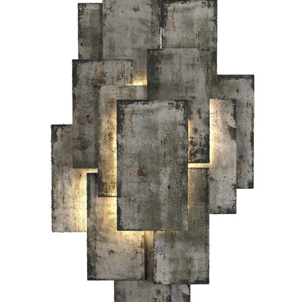 Steel Plates Wall Light