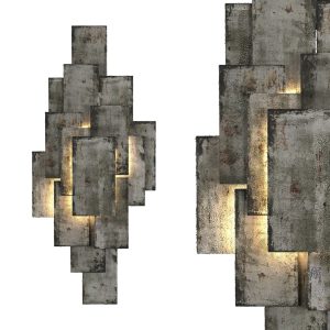Steel Plates Wall Light