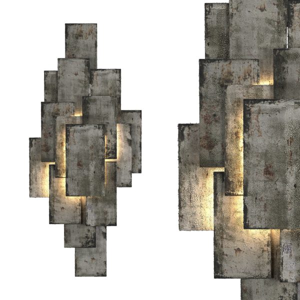 Steel Plates Wall Light