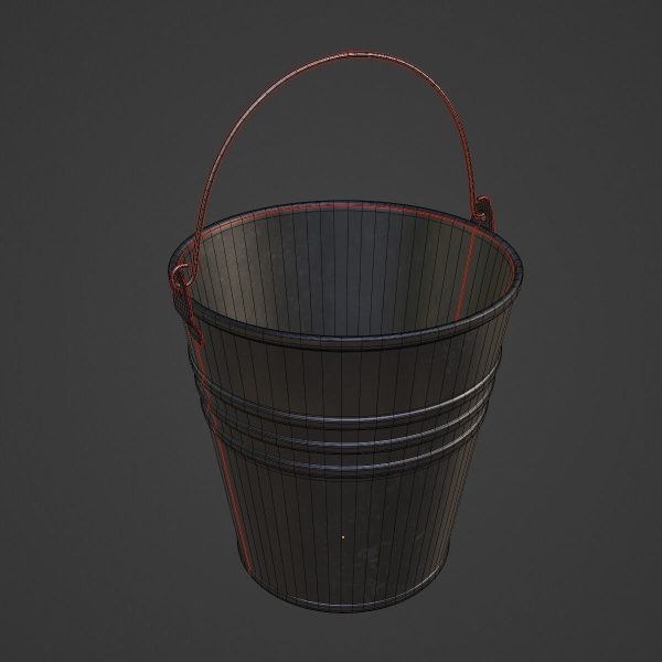 Steel Rust and Wear Steel Bucket