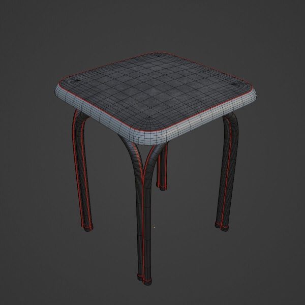 Steel Stool 01