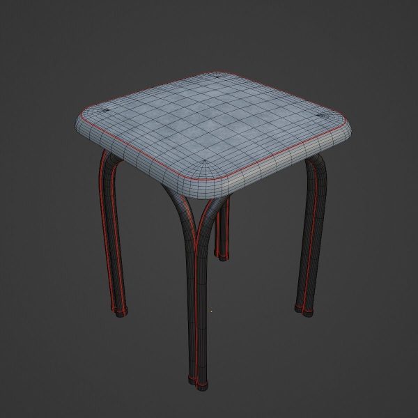 Steel Stool 02