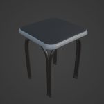 Steel Stool 06