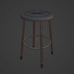 Steel Stool D 01