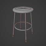 Steel Stool D 01
