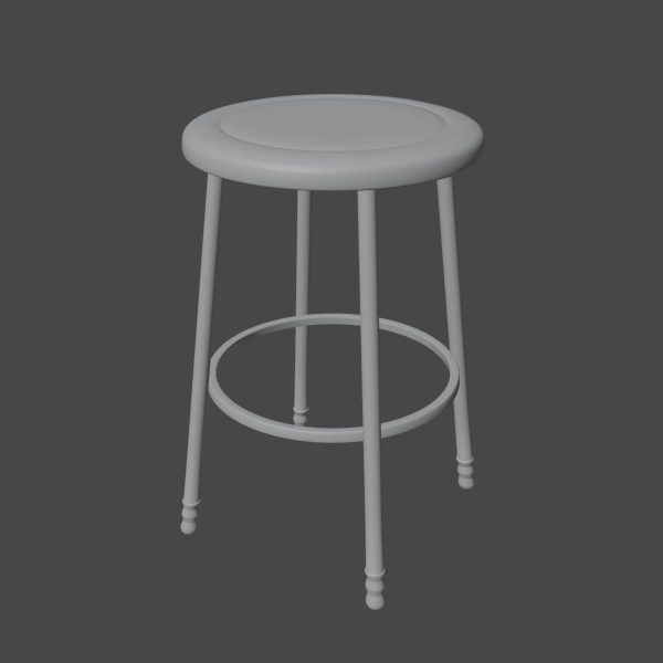 Steel Stool D 02