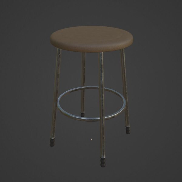 Steel Stool D 02