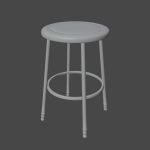 Steel Stool D 03