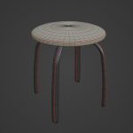 Steel Stool F 01