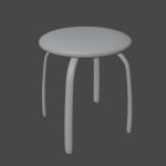 Steel Stool F 01